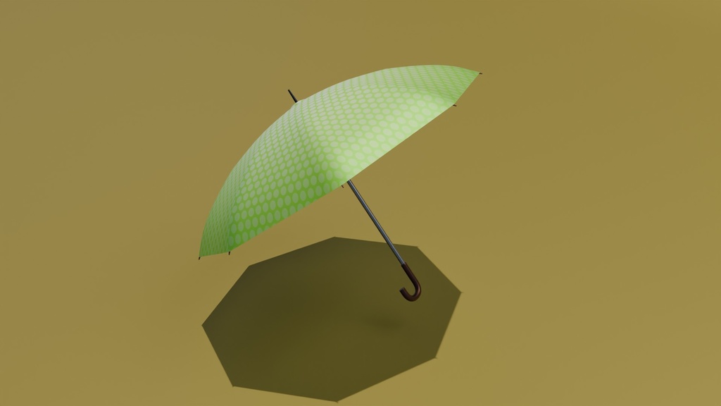 傘 3Dモデル