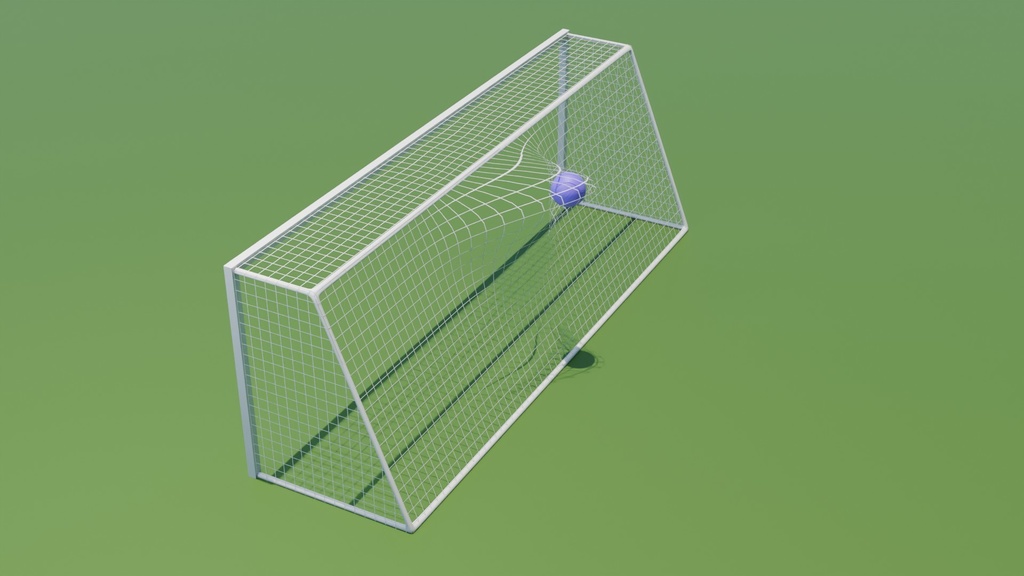 サッカーゴール 3Dモデル