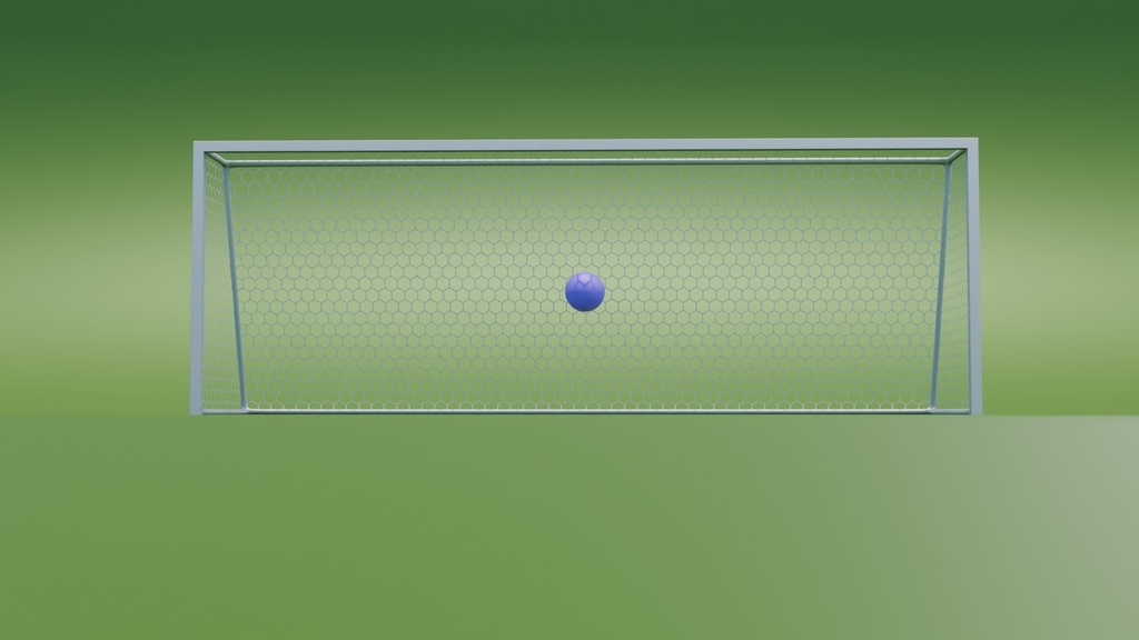 サッカーゴール 3Dモデル