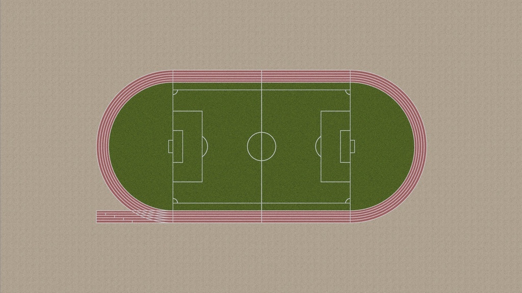 グラウンド 3Dモデル