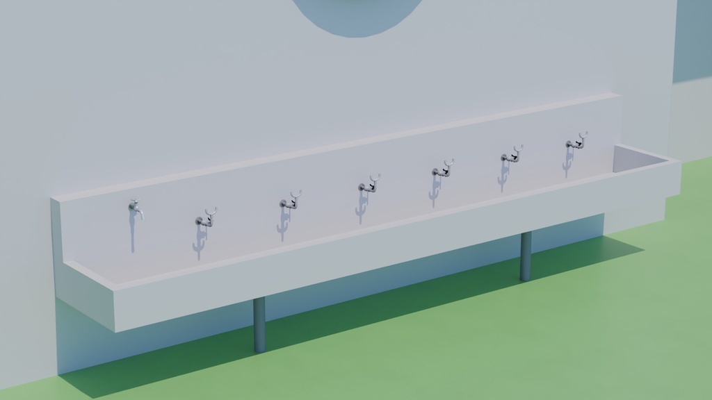 プール 3Dモデル