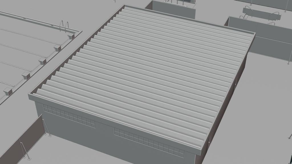 プール 3Dモデル