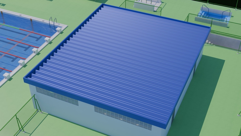 プール 3Dモデル