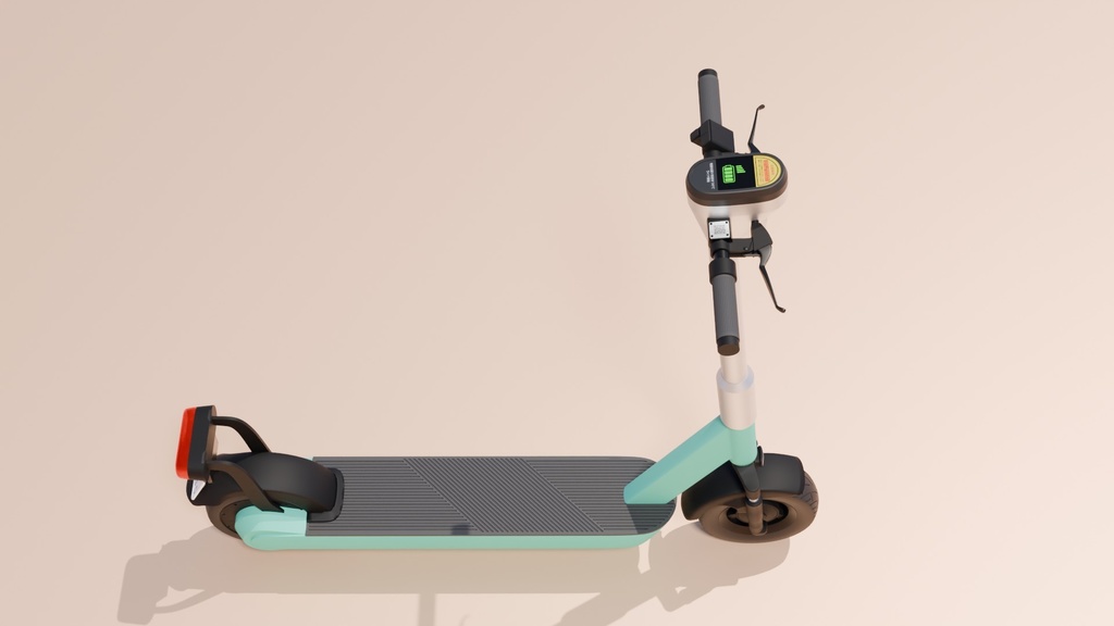 電動キックボード 3Dモデル