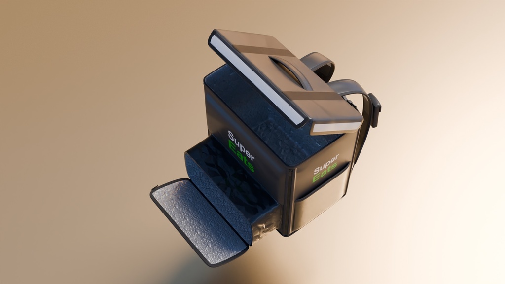 フードデリバリーバッグ 3Dモデル