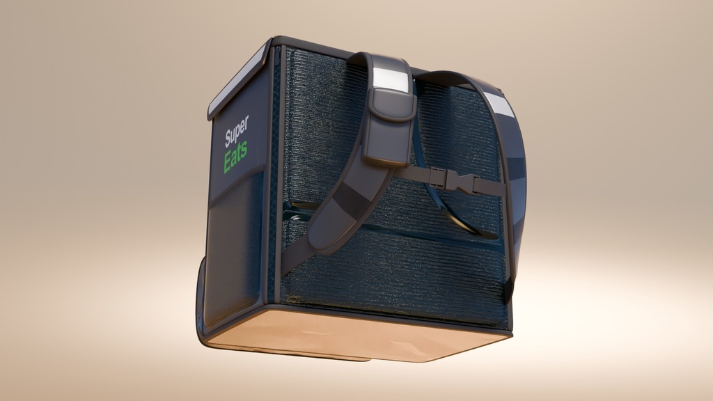 フードデリバリーバッグ 3Dモデル