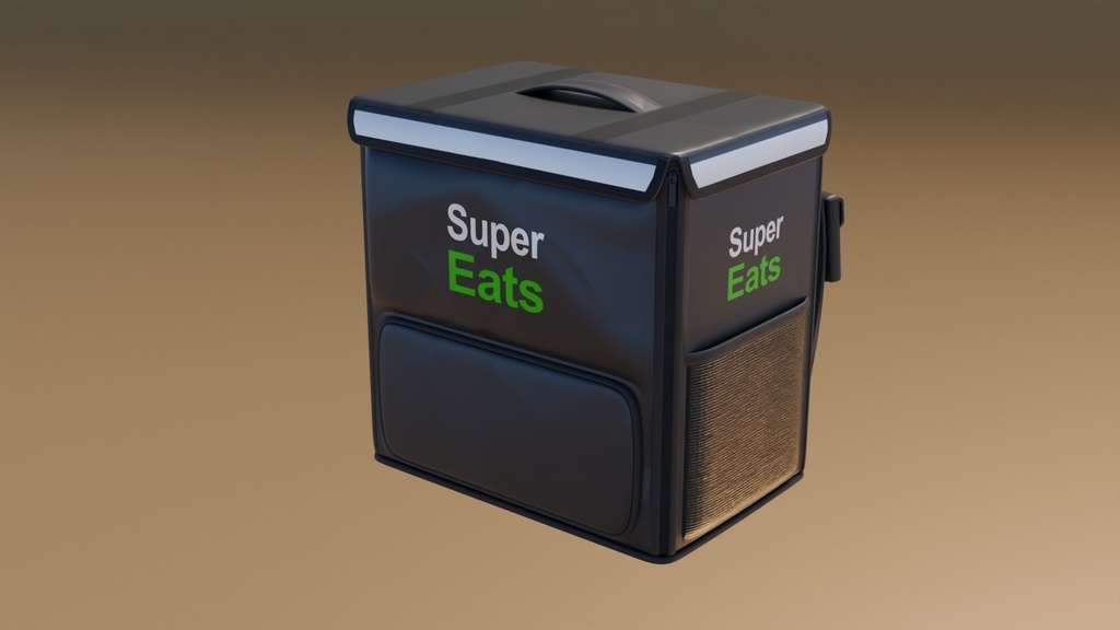 フードデリバリーバッグ 3Dモデル