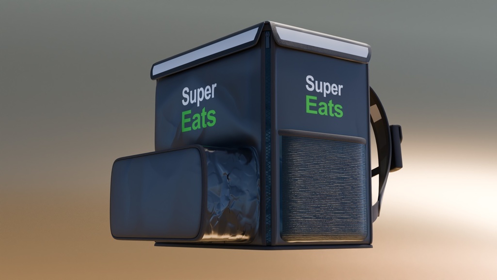 フードデリバリーバッグ 3Dモデル