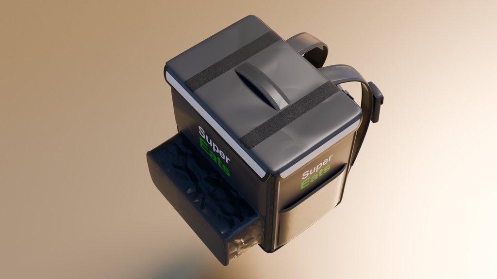 フードデリバリーバッグ 3Dモデル