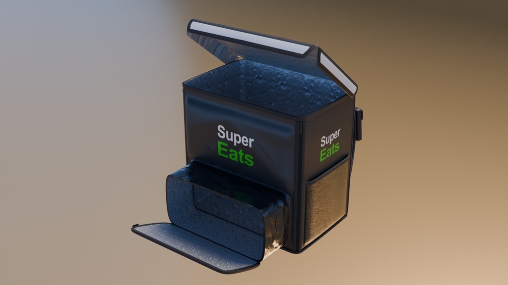 フードデリバリーバッグ 3Dモデル