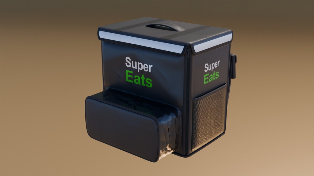 フードデリバリーバッグ 3Dモデル