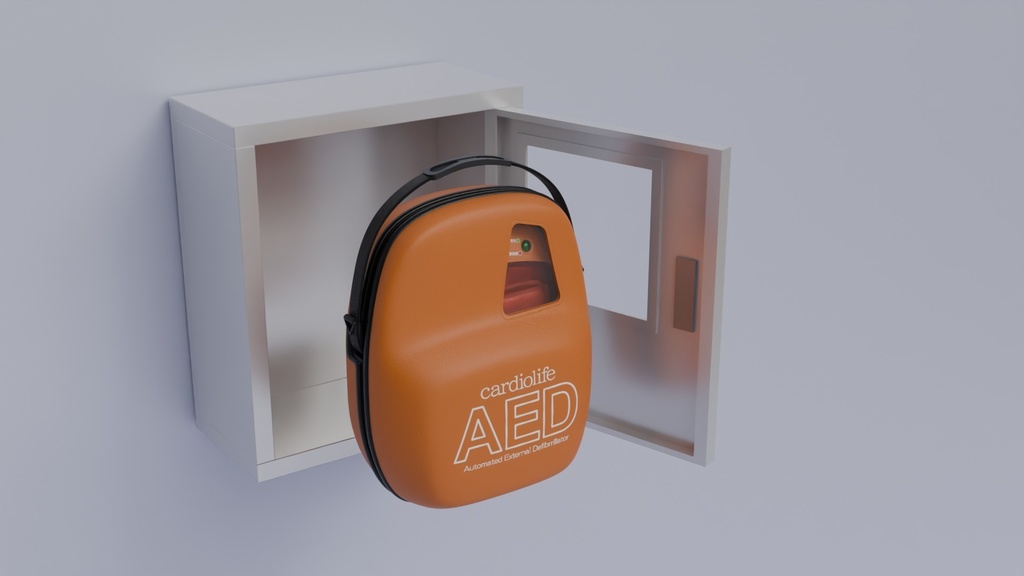 AED 3Dモデル
