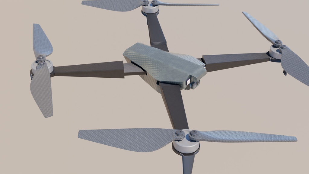 ドローン 3Dモデル