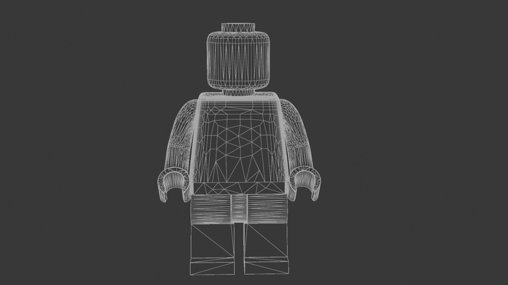 ブロックフィギュア 3Dモデル