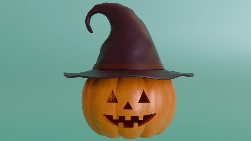 ハロウィンかぼちゃ 3Dモデル