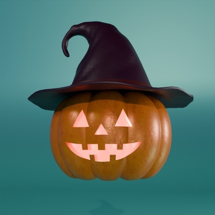 ハロウィンかぼちゃ 3Dモデル