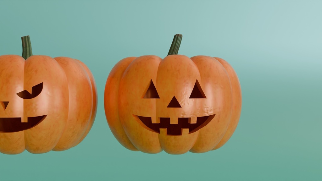 ハロウィンかぼちゃ 3Dモデル