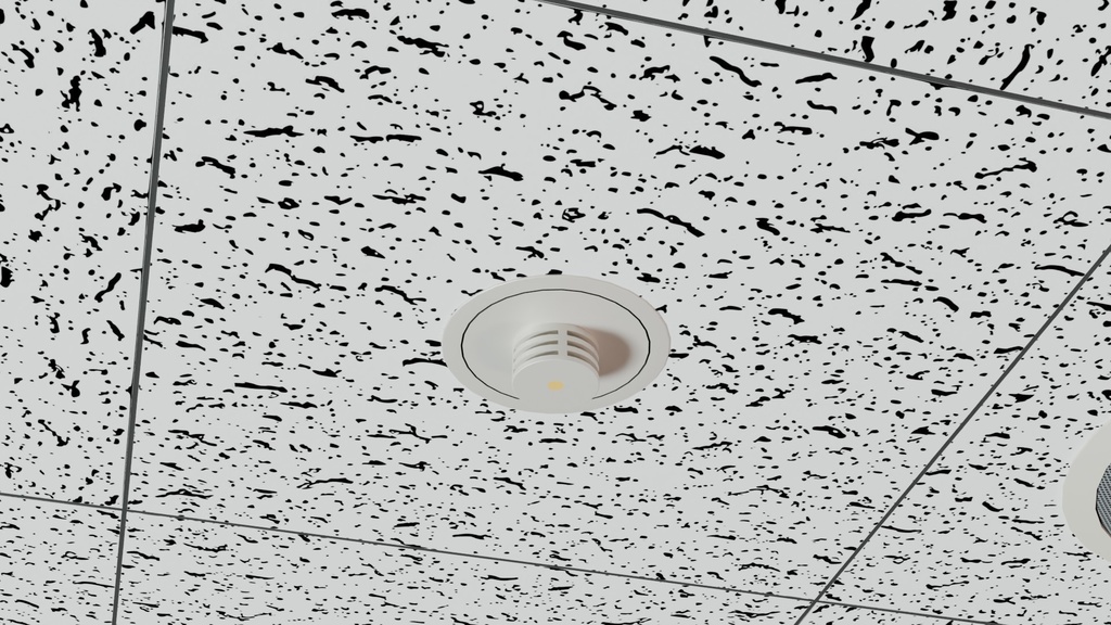 天井設備 3Dモデル