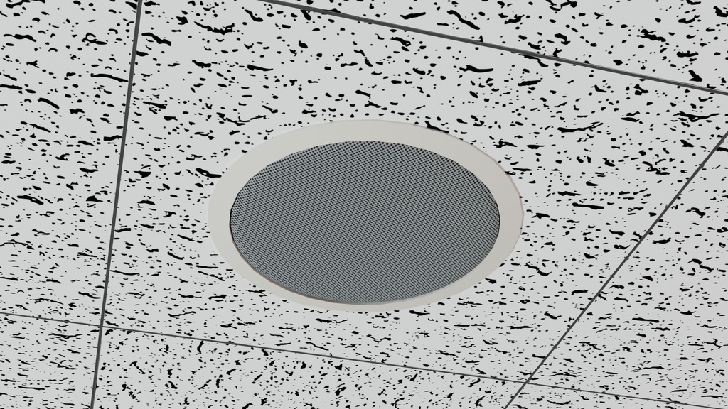 天井設備 3Dモデル