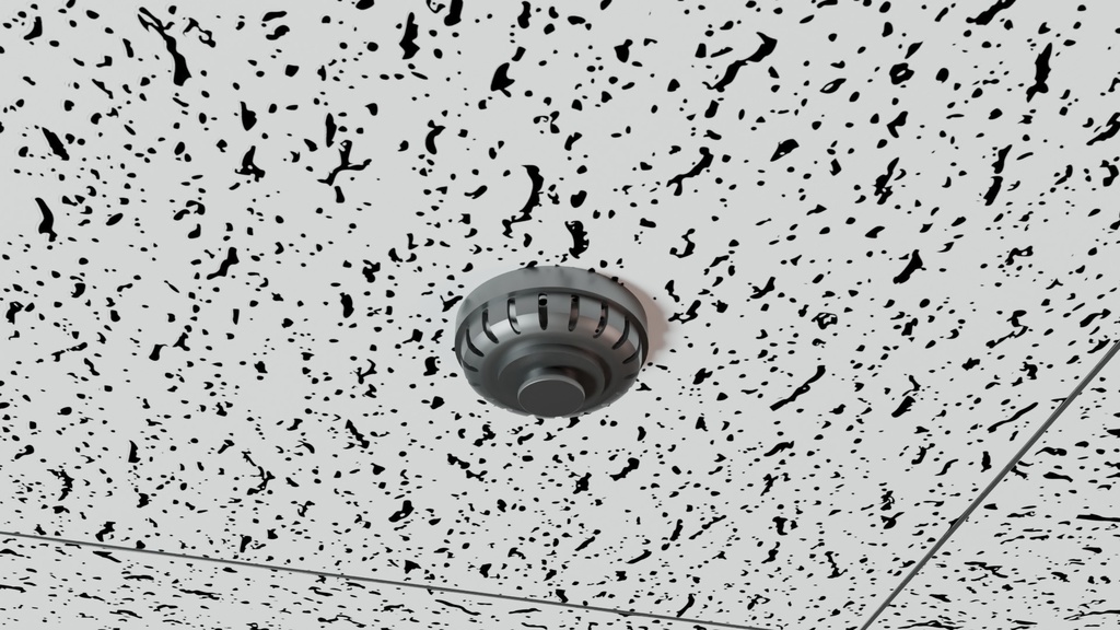 天井設備 3Dモデル