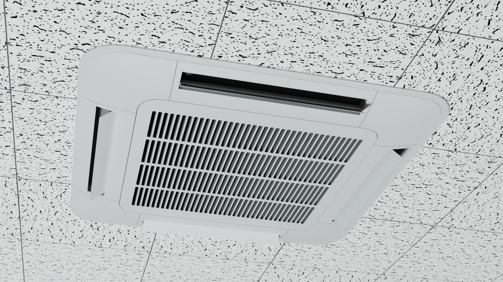 天井設備 3Dモデル