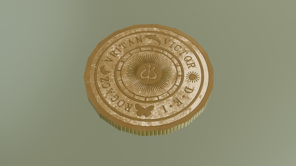 金貨 3Dモデル