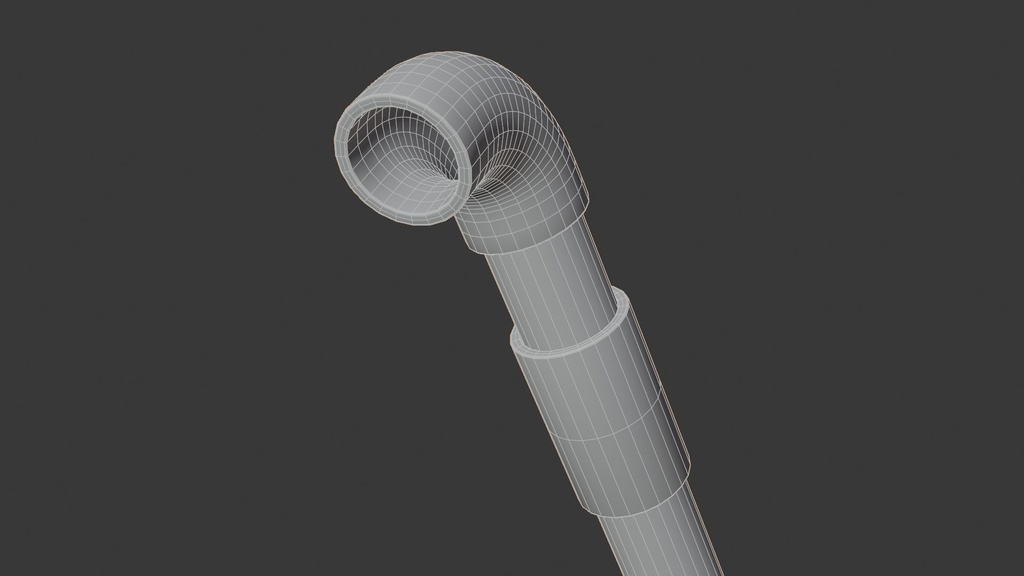 鉄パイプ 3Dモデル