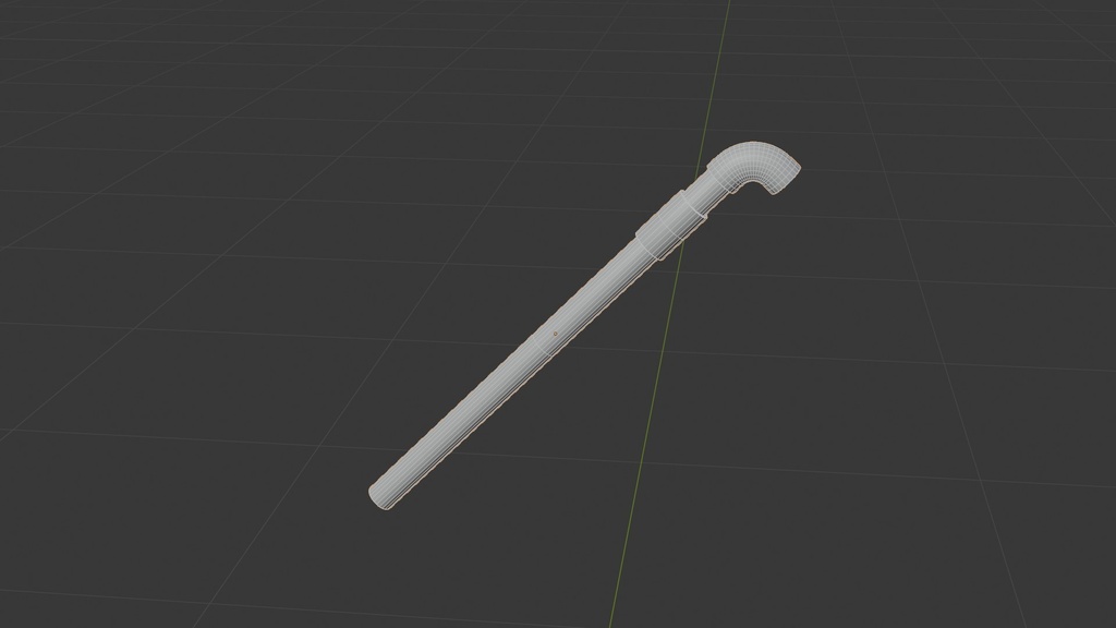 鉄パイプ 3Dモデル