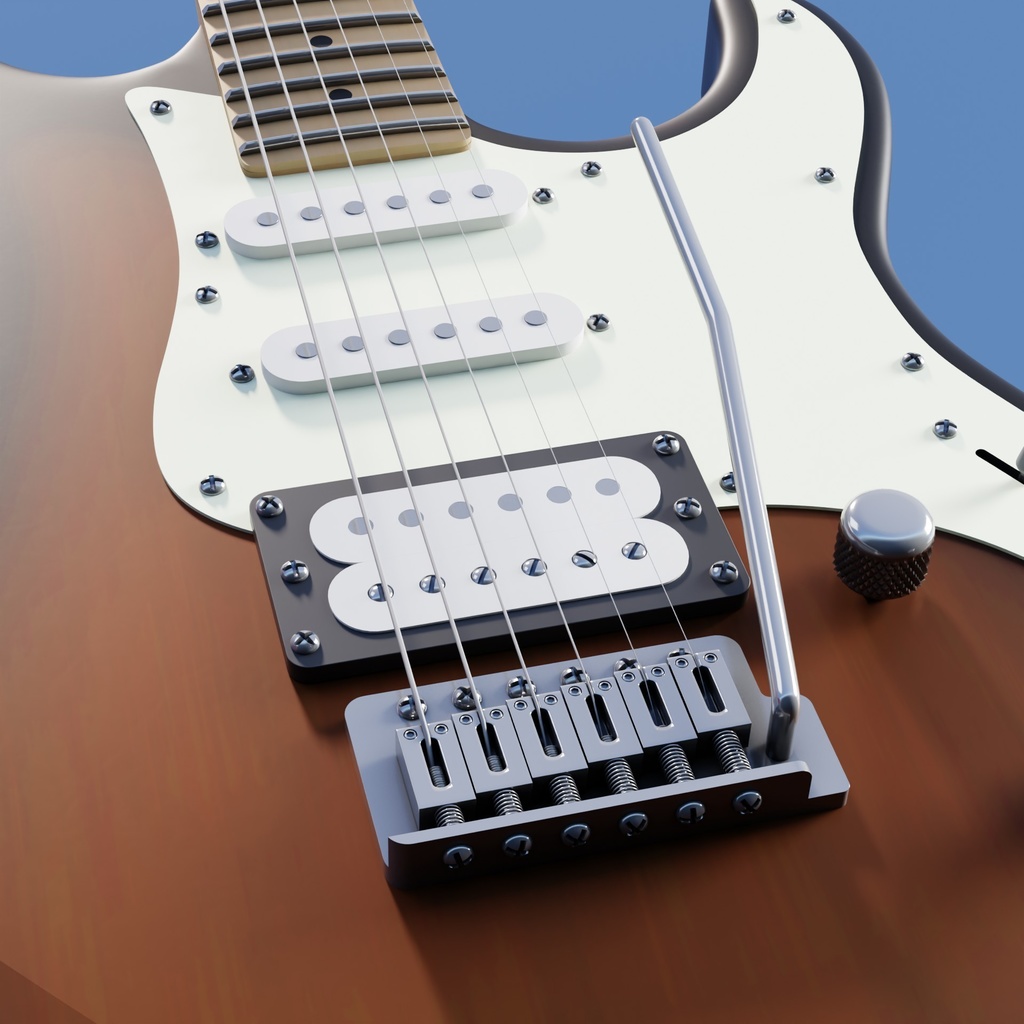 楽器セット 3Dモデル