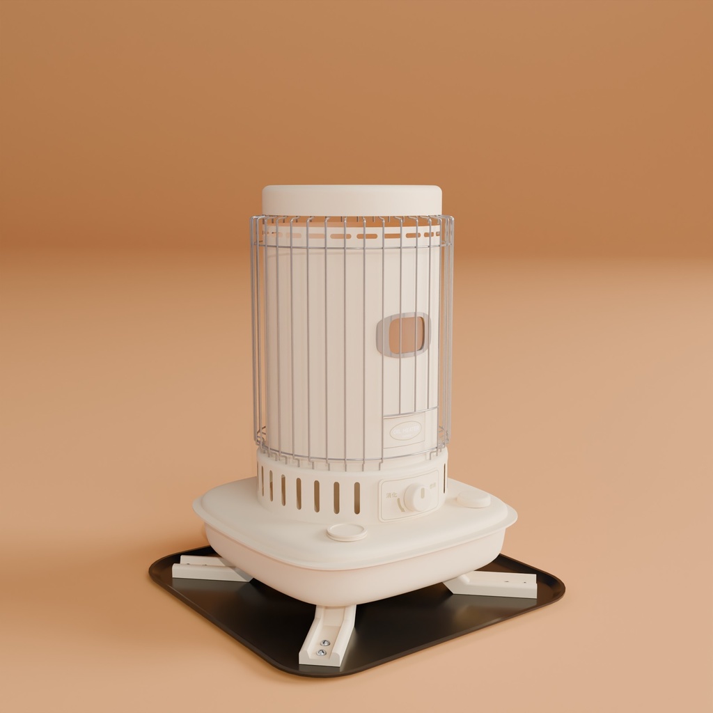 暖房セット 3Dモデル