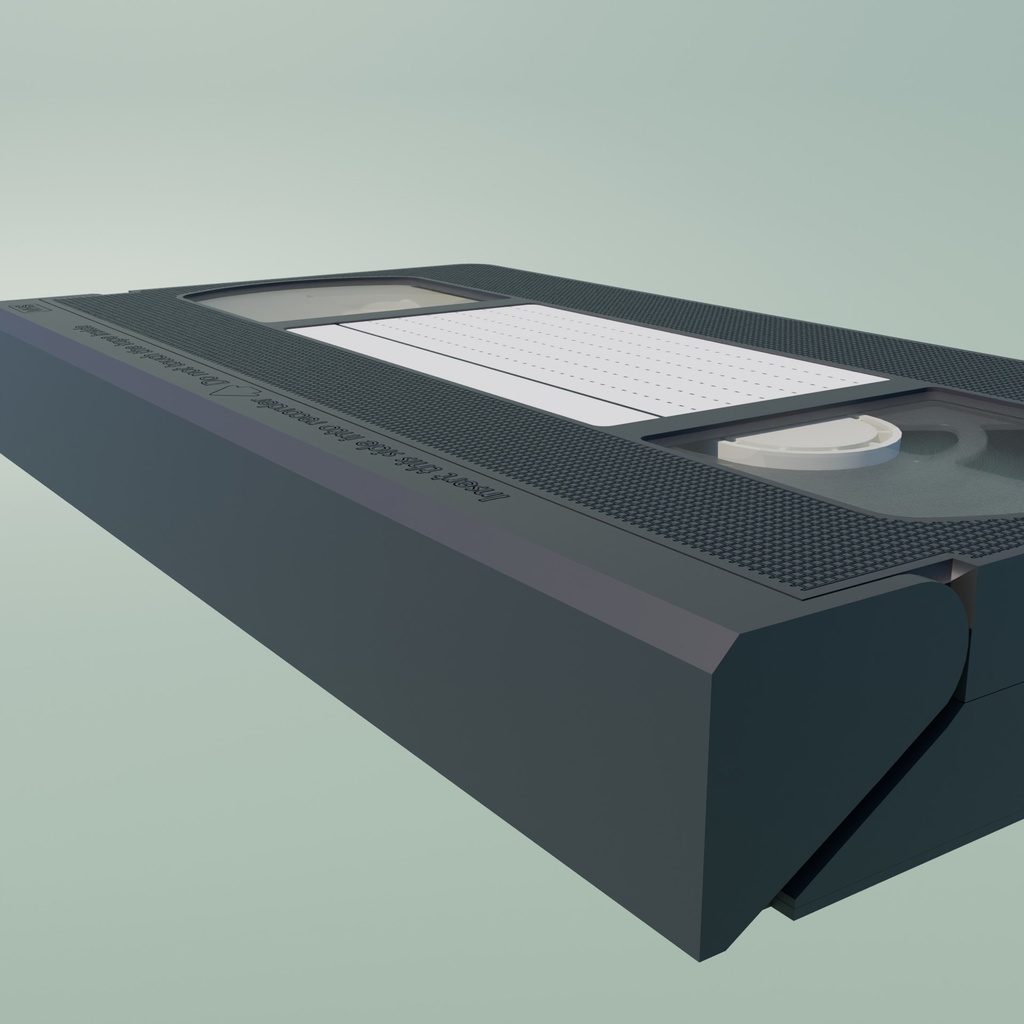 VHSカセット 3Dモデル