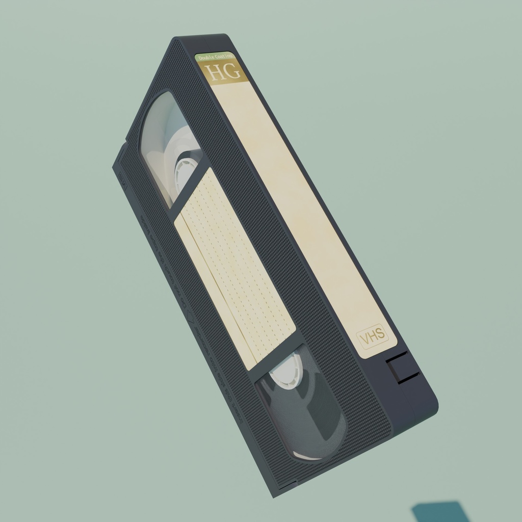 VHSカセット 3Dモデル