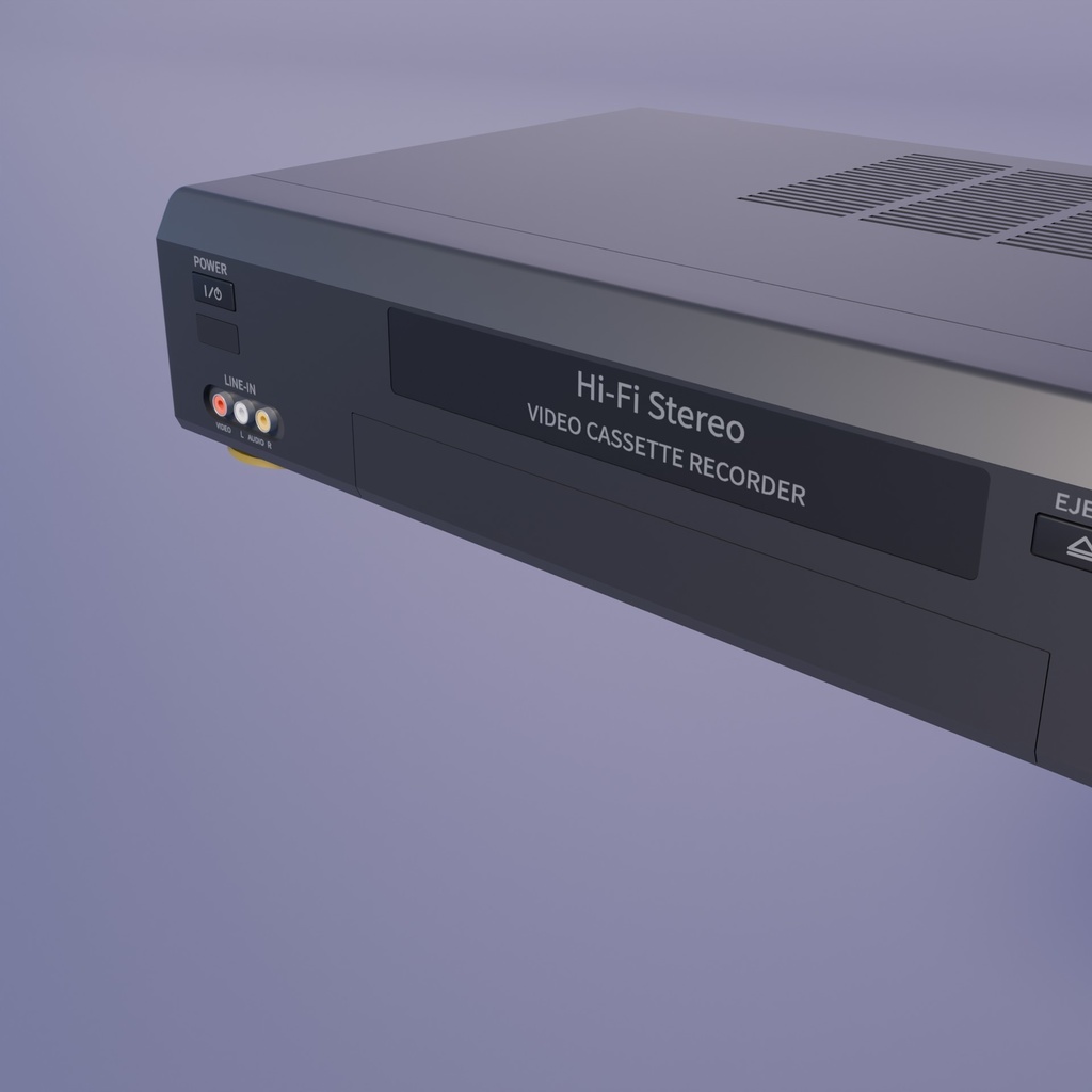 VHSデッキ 3Dモデル
