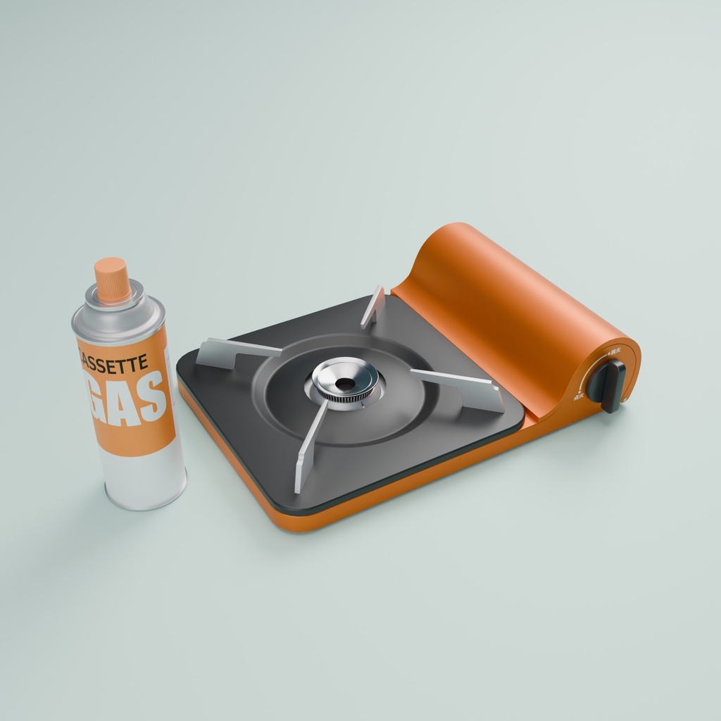 卓上コンロ 3Dモデル