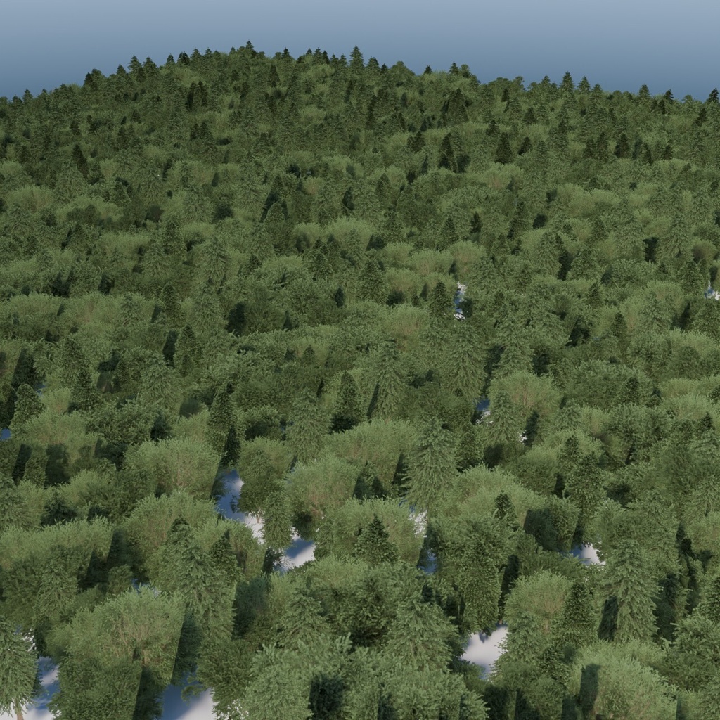 forest_geometrynode 森ジェネレーター