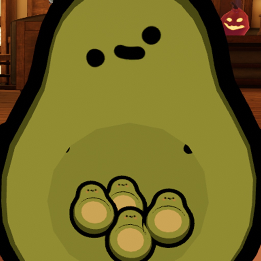 オリジナル3Dモデル「アボカド」 Avocado 아보카도 ver1.0.2