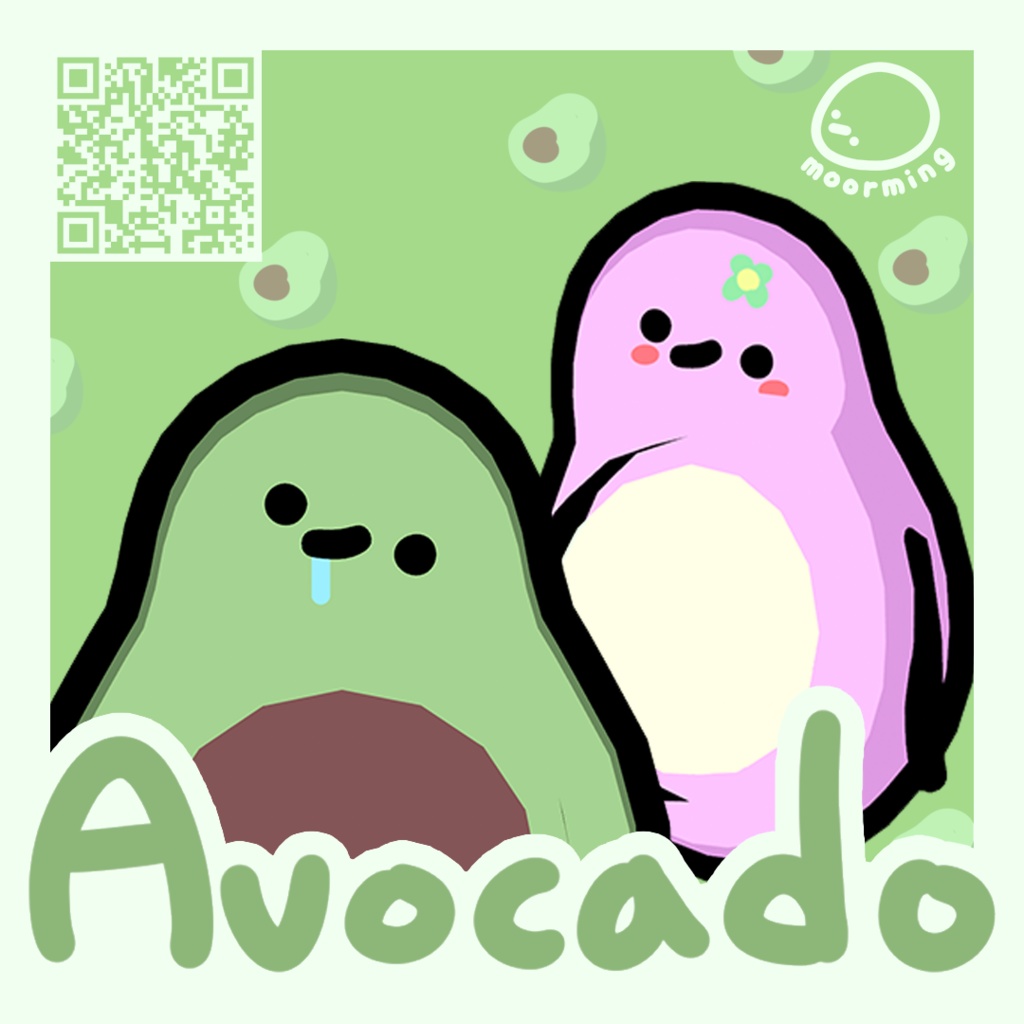 オリジナル3Dモデル「アボカド」 Avocado 아보카도 ver1.0.2