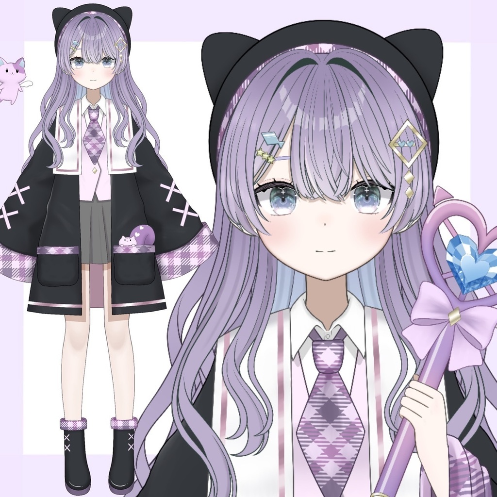 【限定1点】魔法少女ちゃん【Live2Dモデル】【VTS対応】