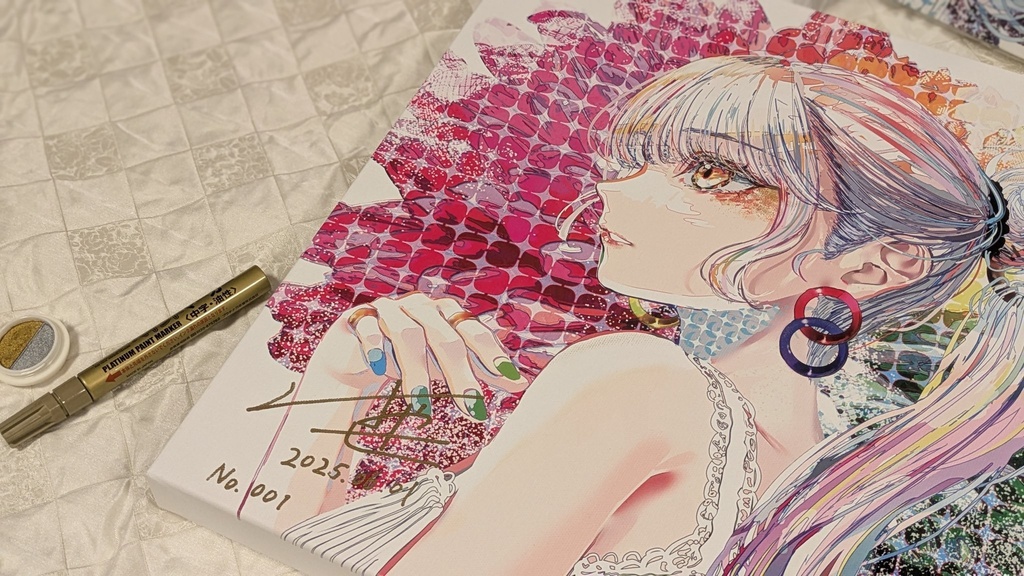 【直筆サイン入り】"Idea"アートワーク ビッグキャンバスボード