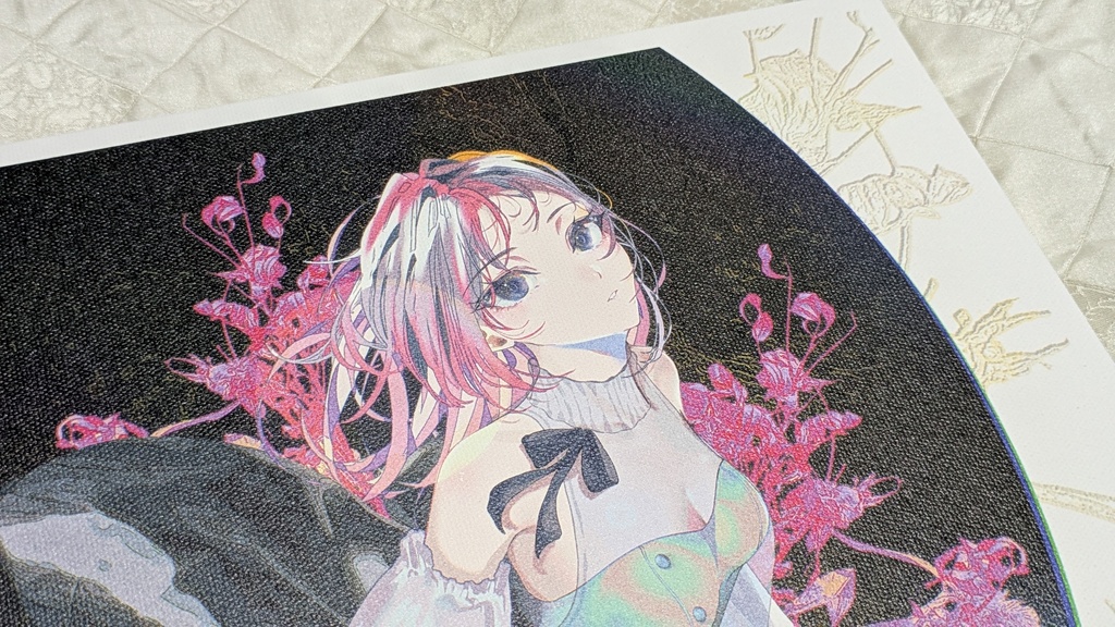 【イラスト受注生産】400mmキャンバス " Float " 【直筆サイン入り】