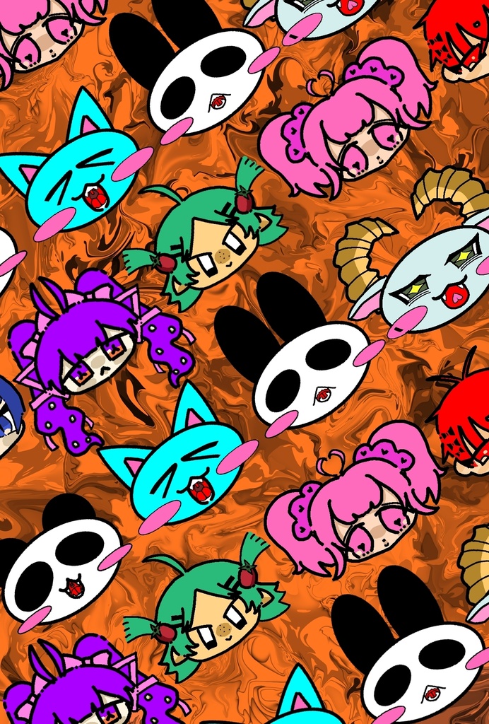 攻撃的ポストカード 3種