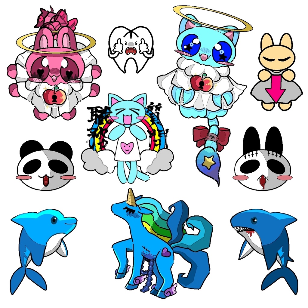 魔除け❗️ギラギラシール