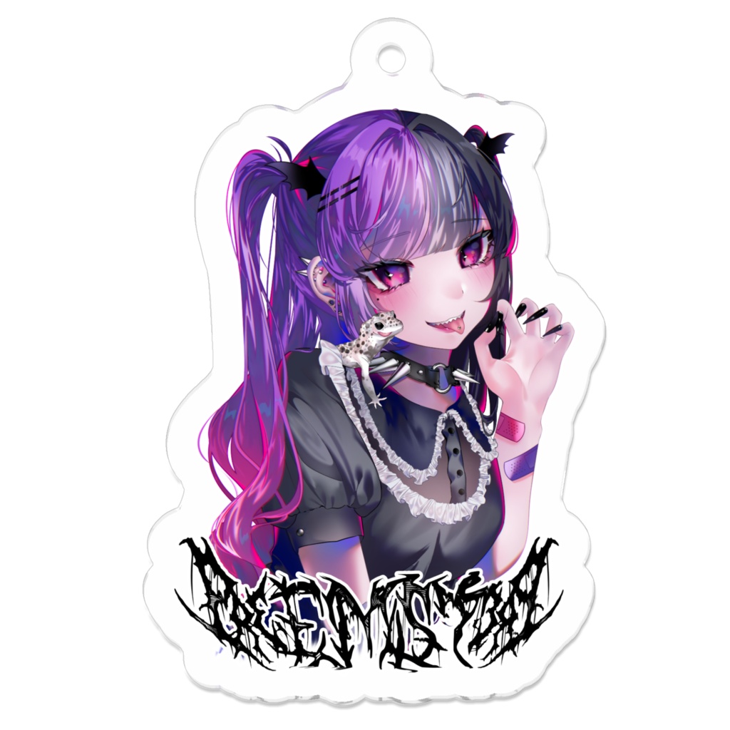 【EMST】レオパードゲッコースパーマックスノーアクリルキーホルダー