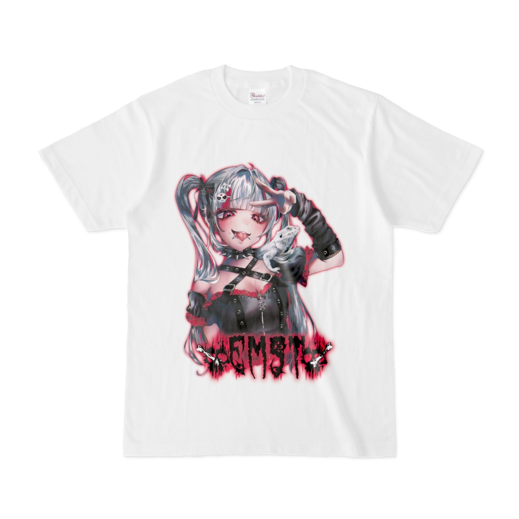 【EMST】フトアゴヒゲトカゲハイポゼロＴシャツ（ホワイト）