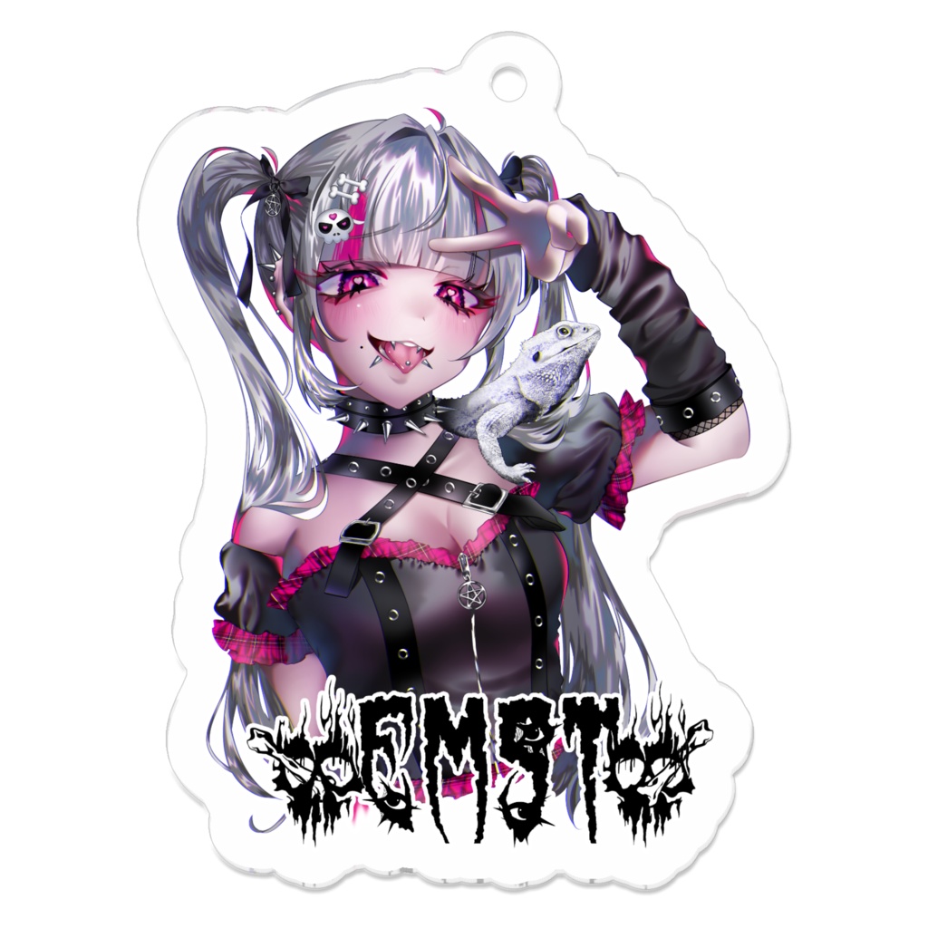 【EMST】フトアゴヒゲトカゲハイポゼロアクリルキーホルダー