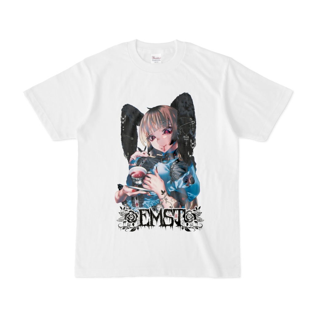 【不思議の国の爬虫類コラボモデル】ホワイトナイト（Tシャツ）