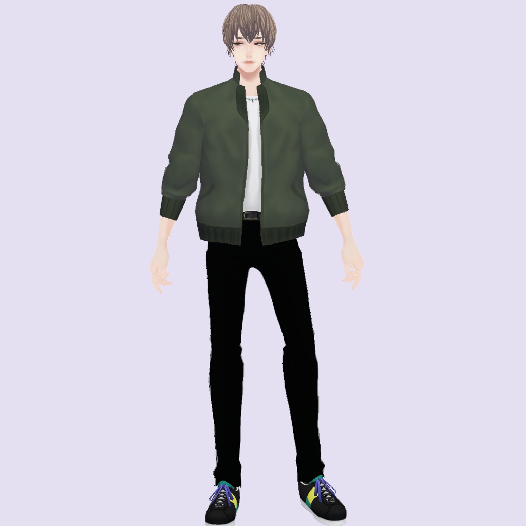 【Cluste 対応/VRM】オリジナル3Dモデル「ユウヤ」