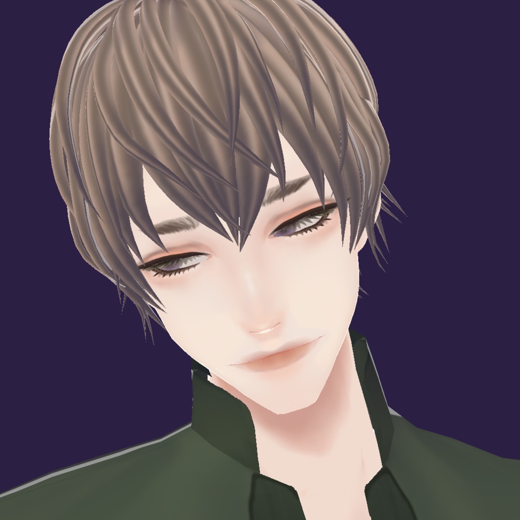 【Cluste 対応/VRM】オリジナル3Dモデル「ユウヤ」