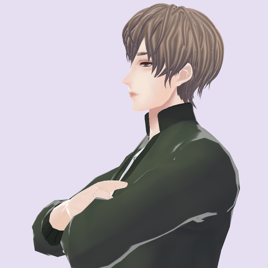 【Cluste 対応/VRM】オリジナル3Dモデル「ユウヤ」