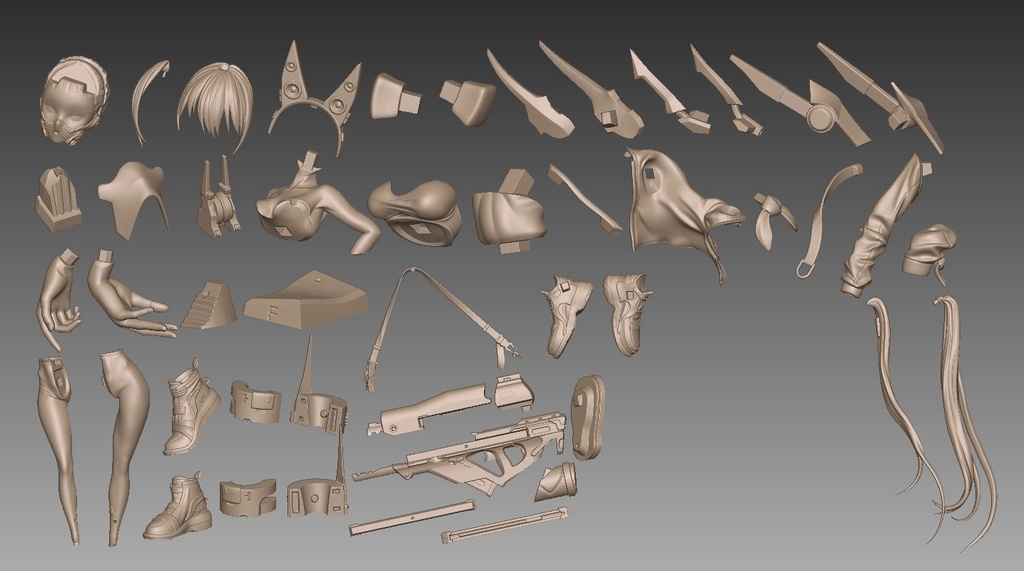 【勝利の女神:NIKKE】「シン」 1/7ガレージキット